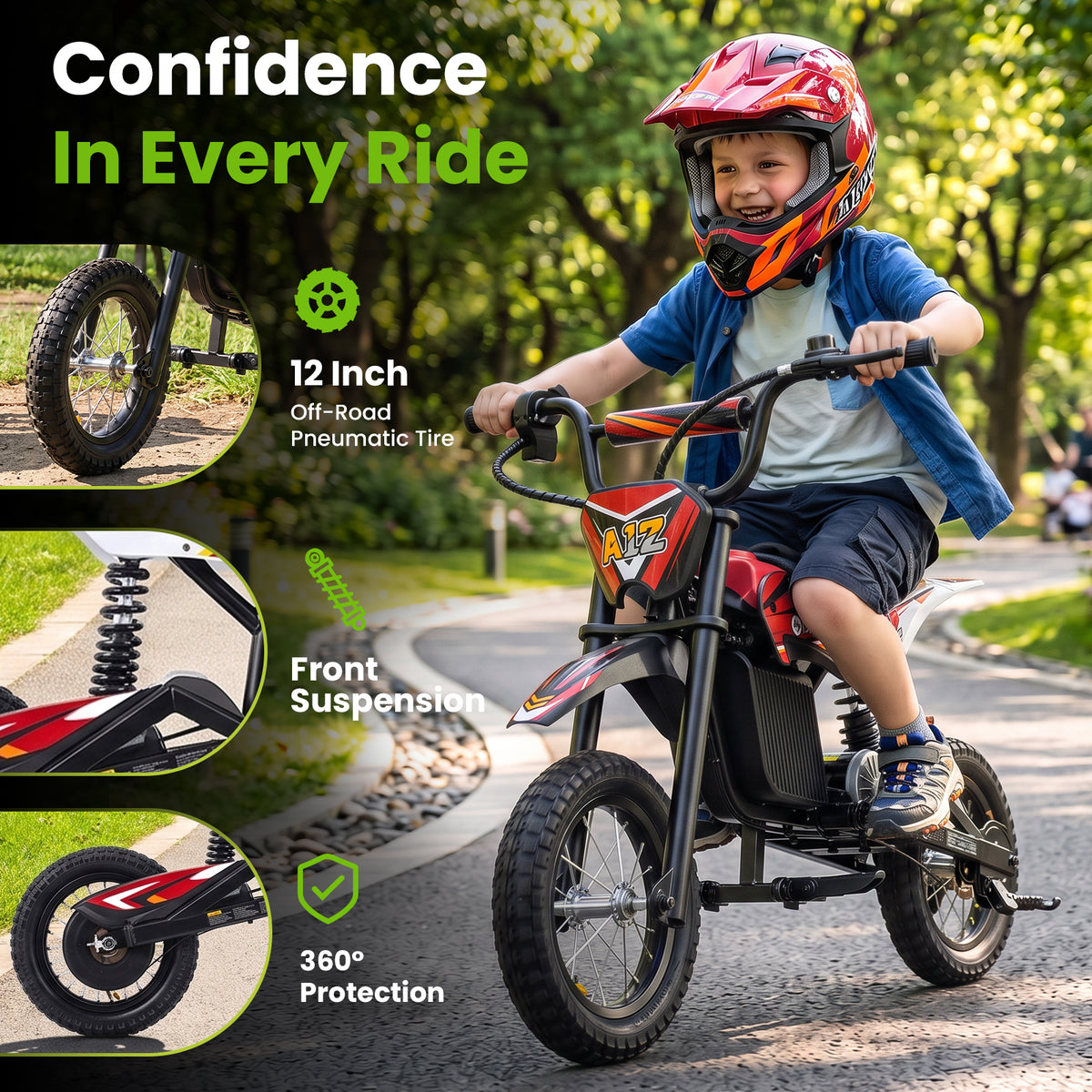 isinwheel M12 Electric Dirt Bike for Kids
