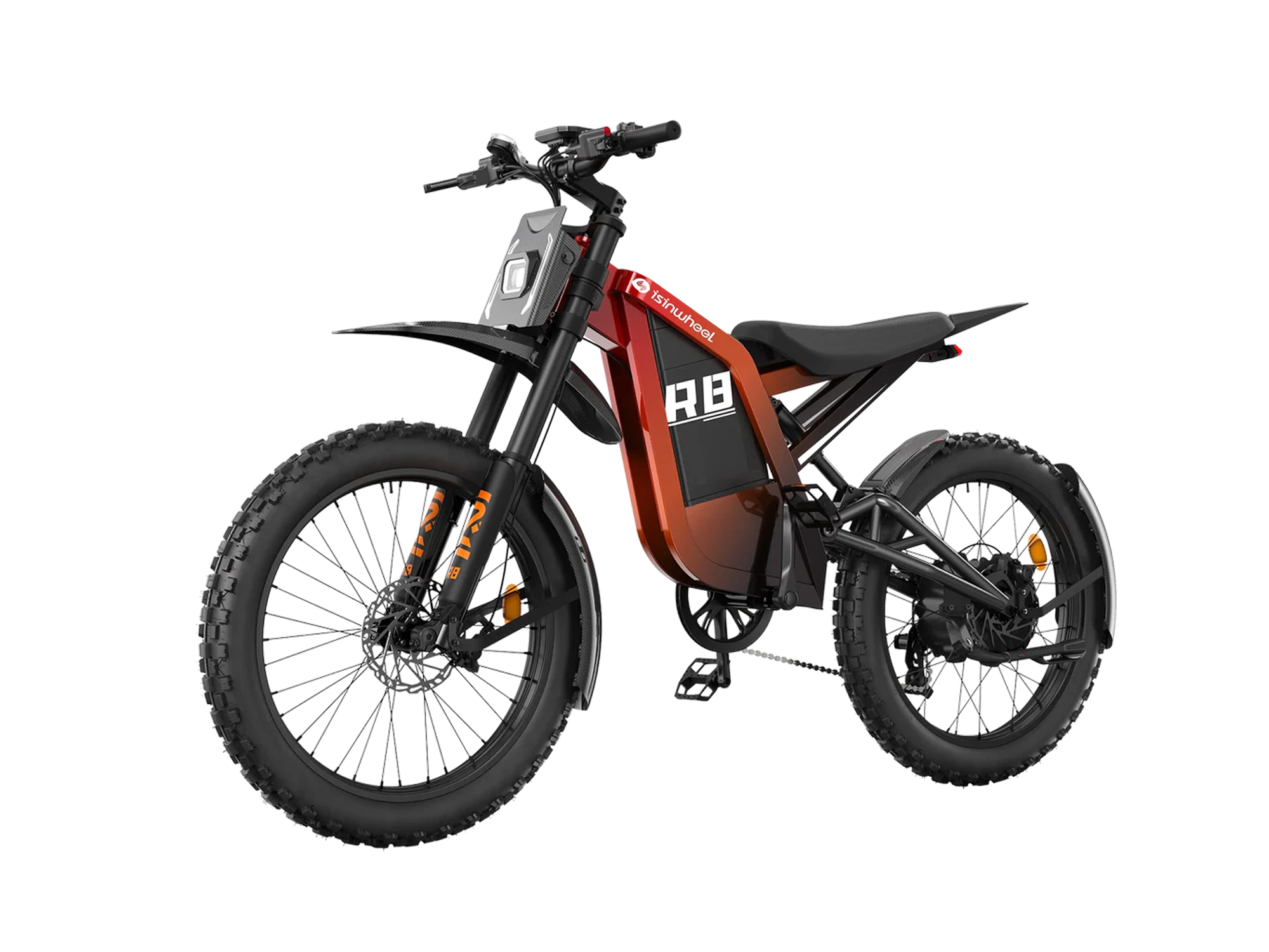 isinwheel R8 Electric Dirt Bike, Orange