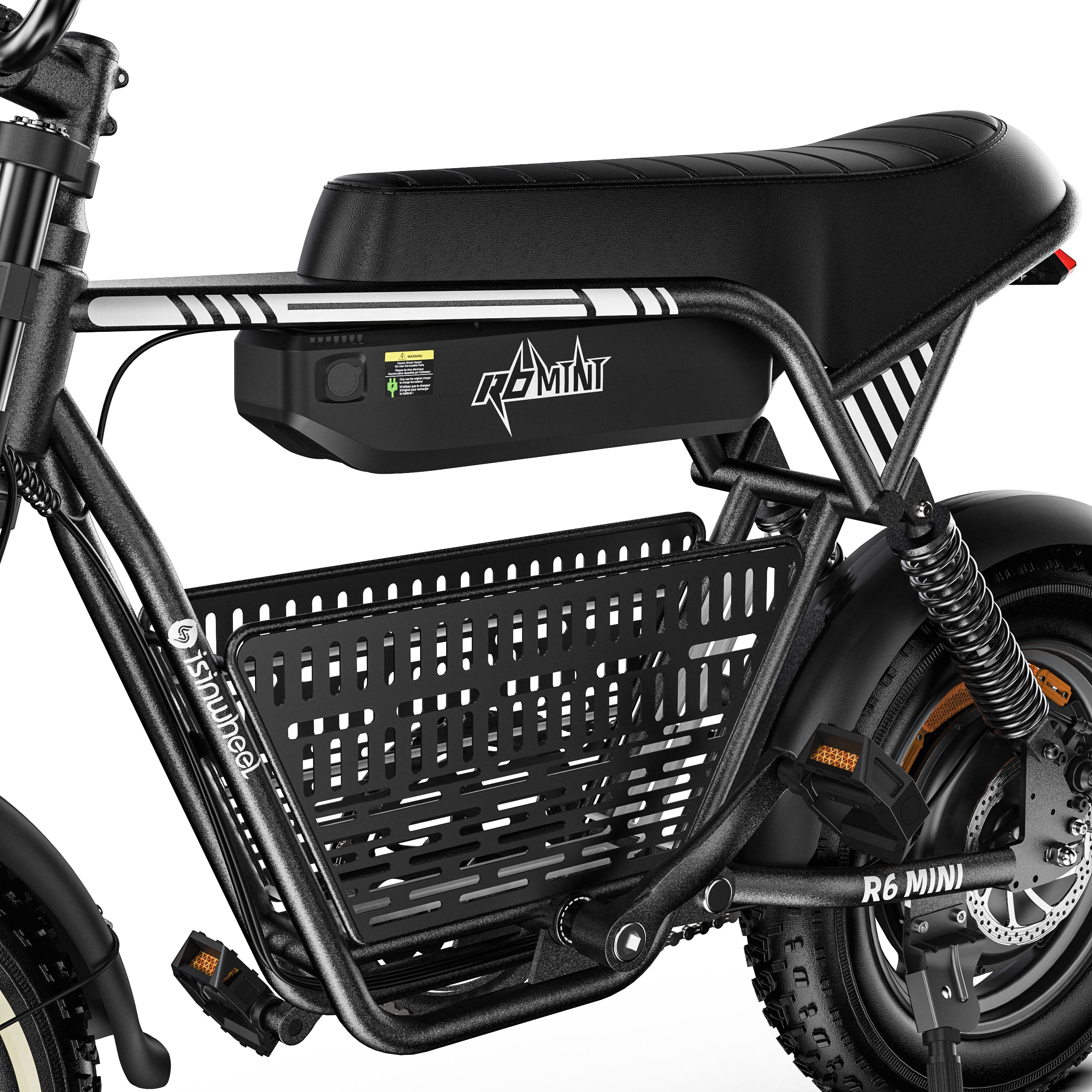 R6 Mini Vintage Moped Ebike