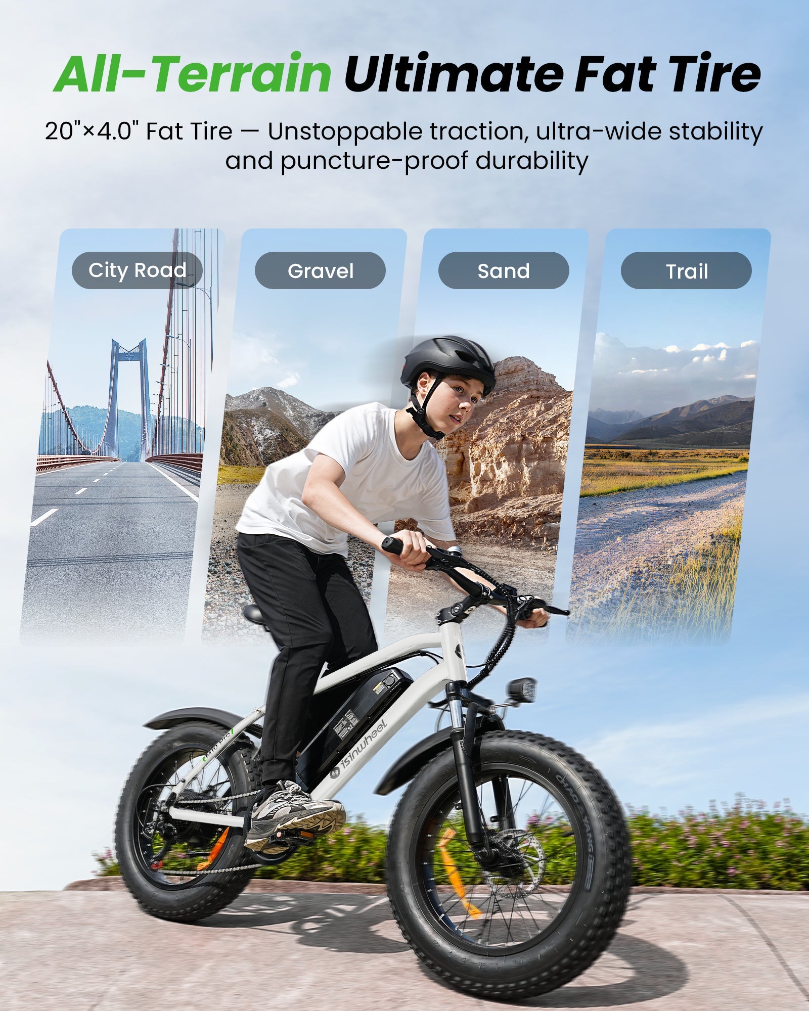 isinwheel M10Pro Electric Bike for Adults