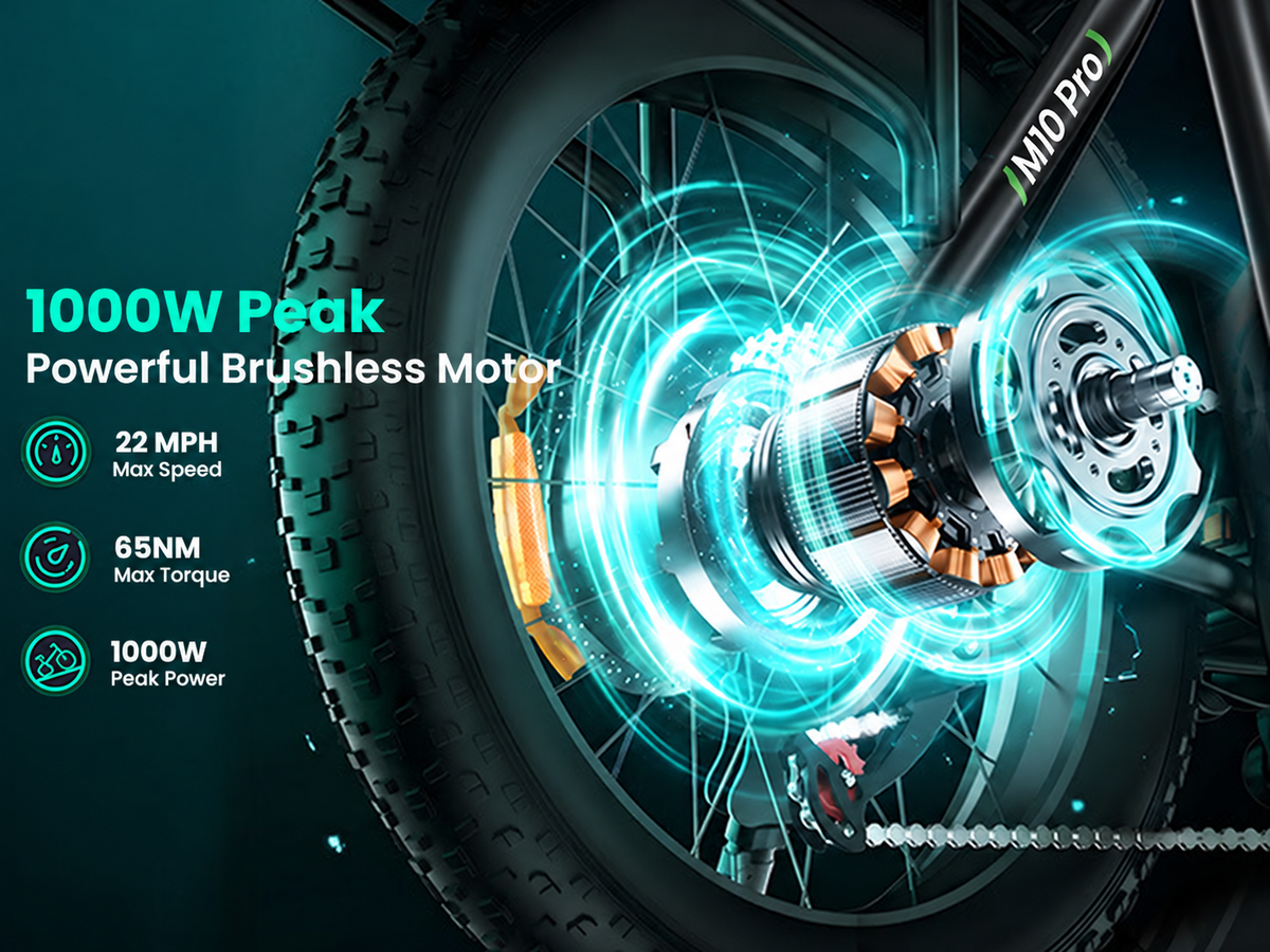 isinwheel M10Pro Fat Tire Electric Bike