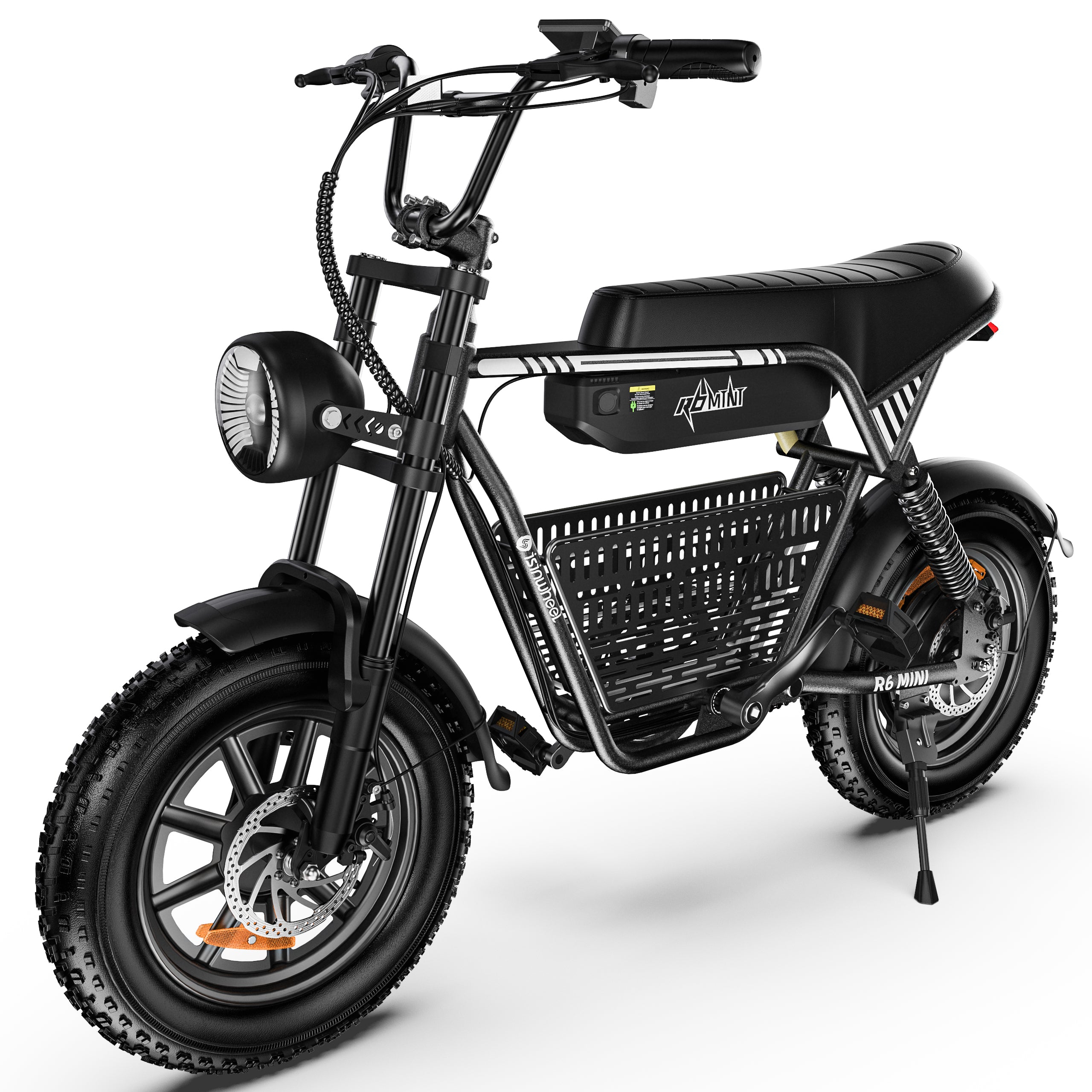 R6 Mini Vintage Moped Ebike