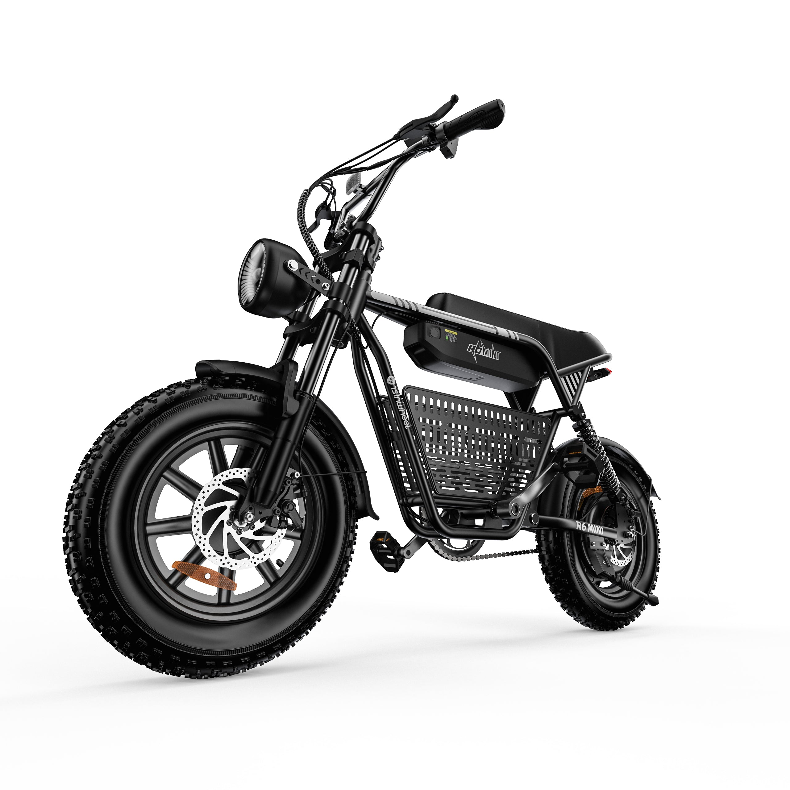 R6 Mini Vintage Moped Ebike