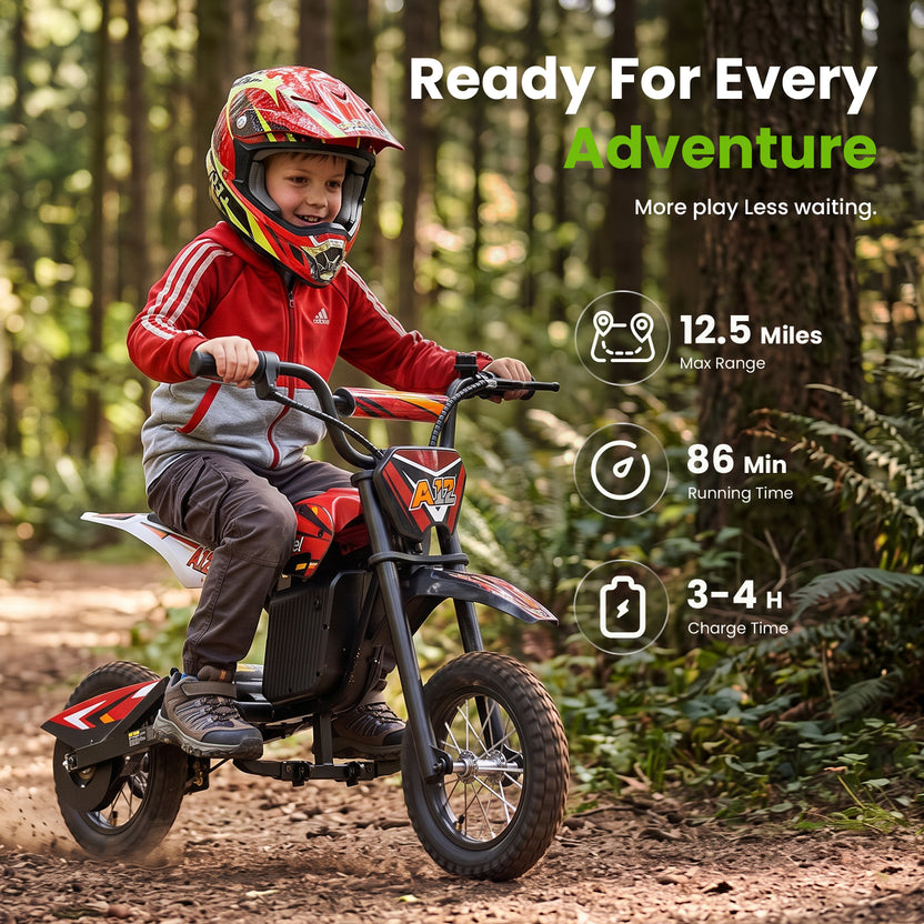 isinwheel M12 Electric Dirt Bike for Kids