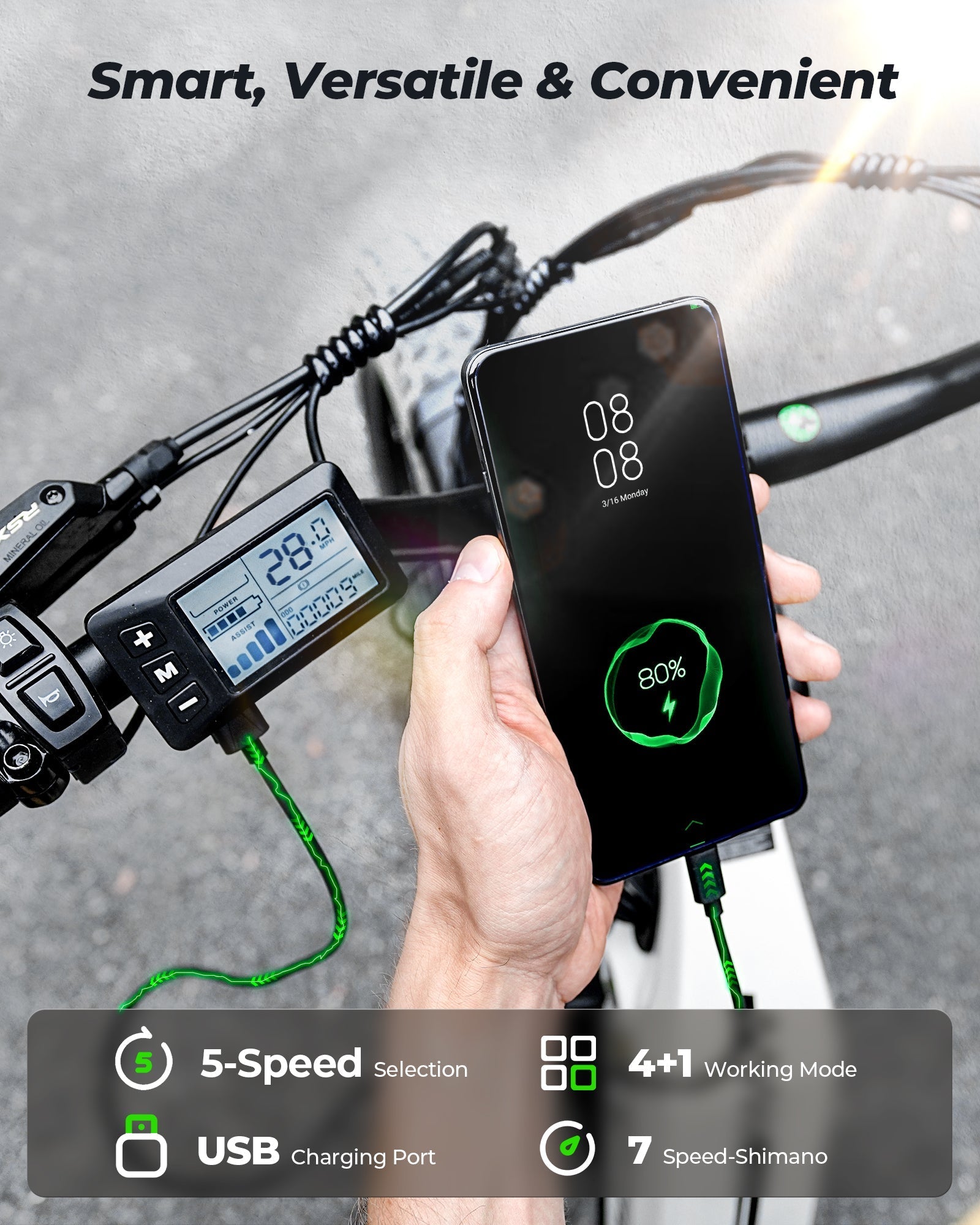 isinwheel U8 Ultra Electric Bike for Adults