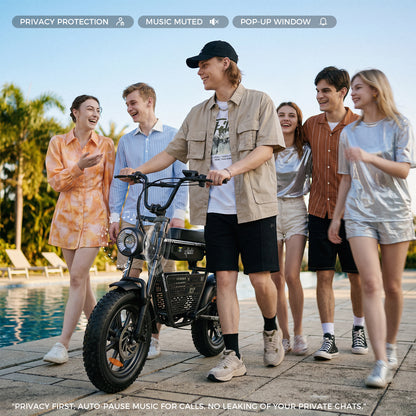 R6 Mini Vintage Moped Ebike