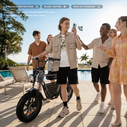 R6 Mini Vintage Moped Ebike