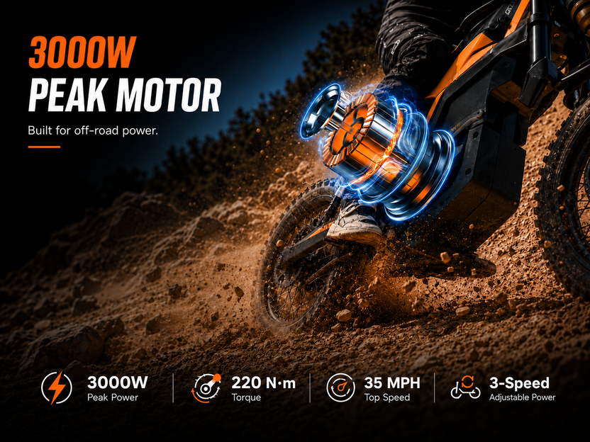 isinwheel Monster Mini Dirt Bike