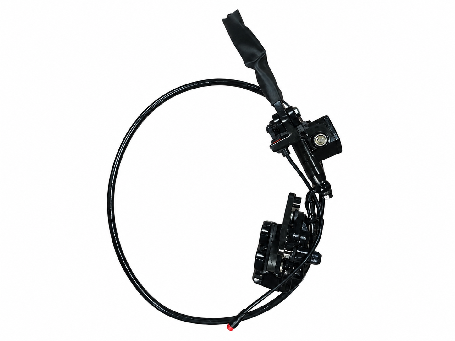 isinwheel Front Hydraulic Brake (Brake Lever + Hose + Brake Caliper) For Monster/ Monster Pro