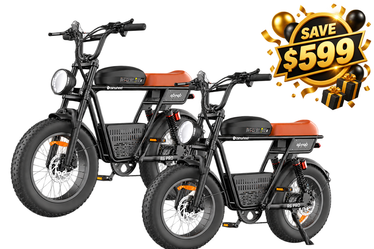 isinwheel R6 Pro Electric Dirt Ebike Combo