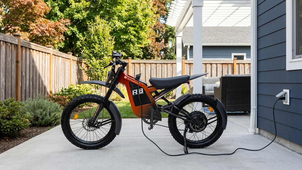 CHARGE ON THE BIKE