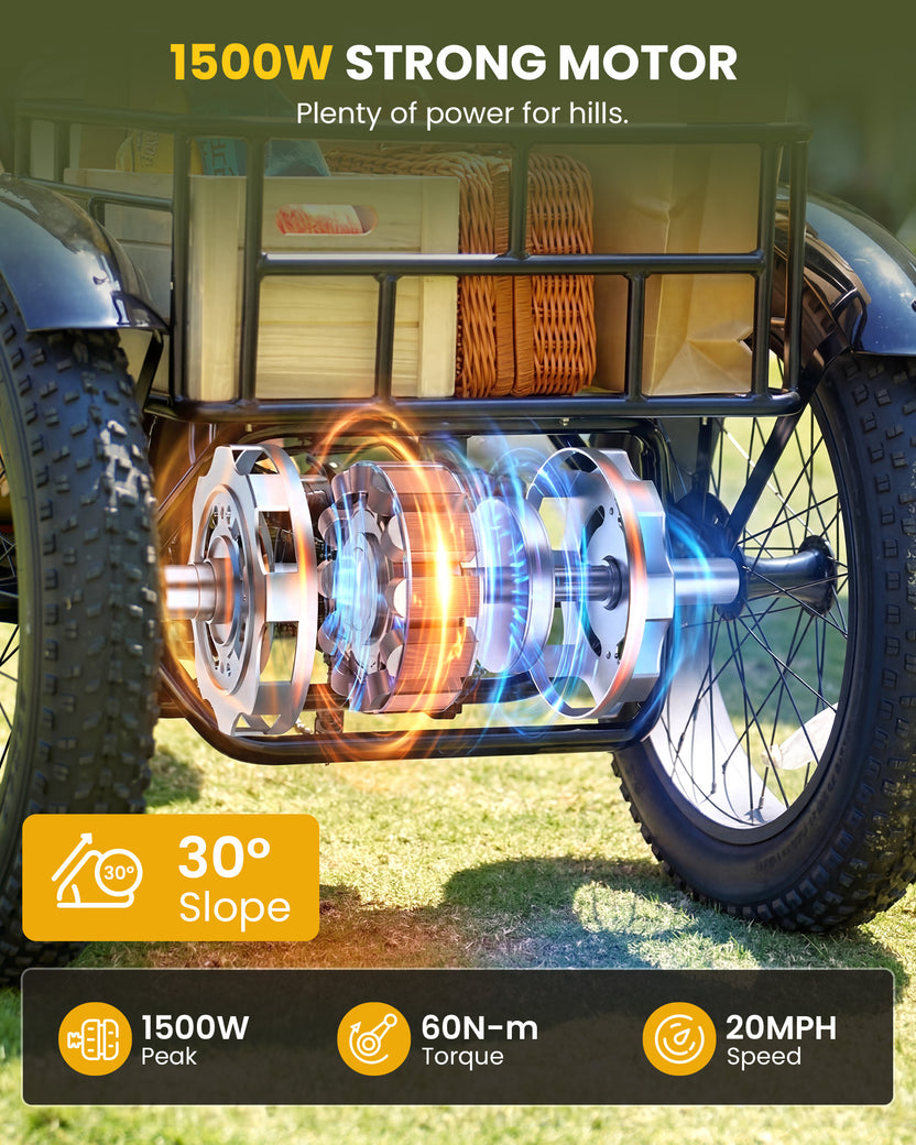 isinwheel Ucargo Electric Tricycle