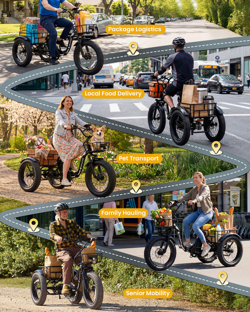 isinwheel Ucargo Electric Tricycle